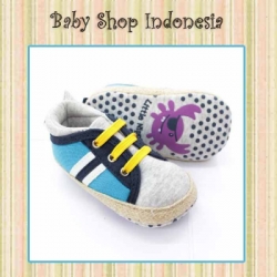 S687 Mothrcare Blue Grey Sneakers 72  large